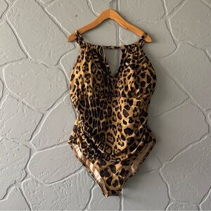 Lauren Ralph Lauren Leopard One-Piece Swimsuit
